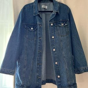 Oversized Women’s Denim Jacket - XL